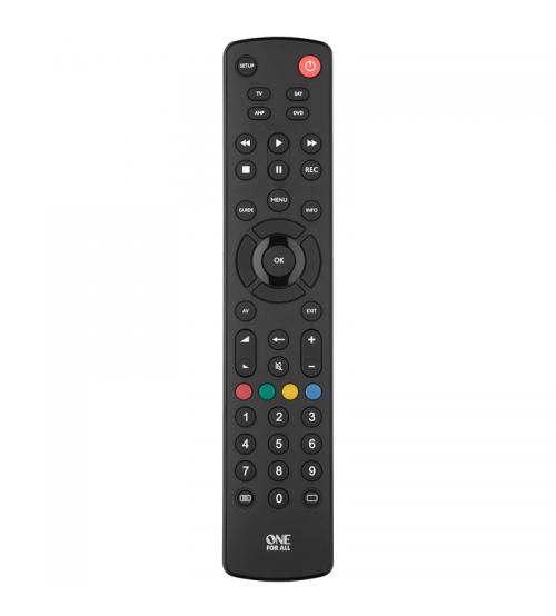 One For All URC1240 Contour Universal 4 in 1 Remote Control